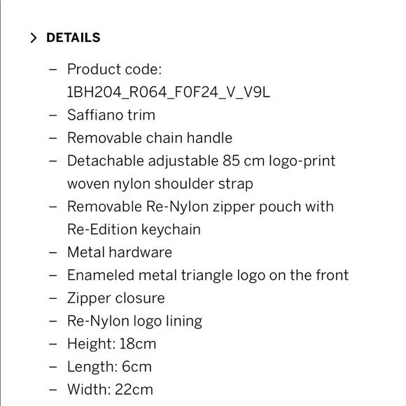 ❌ SOLD ❌ Prada Re-edition 2005 Re-nylon bag - Picture 5 of 14